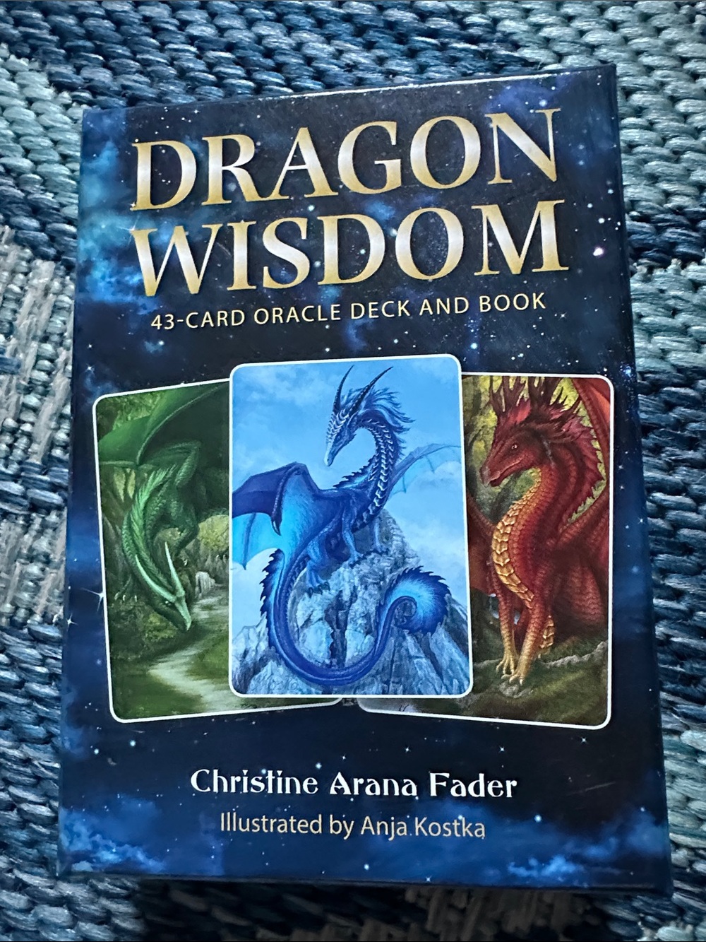 Dragon Wisdom Oracle Deck and Book by - Blue